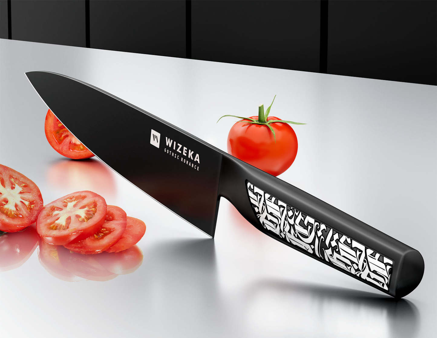 8 Inch Chef Knife - Gothic - wizeka
