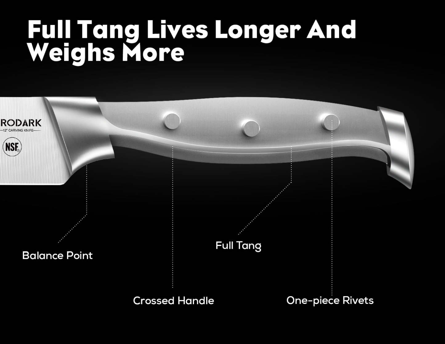 Carving Knife - Steel-King Series - Brodark
