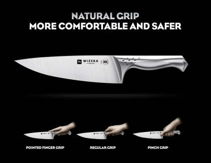 Kitchen Knife Set with Block 15PCS - Jaguar Series - wizeka