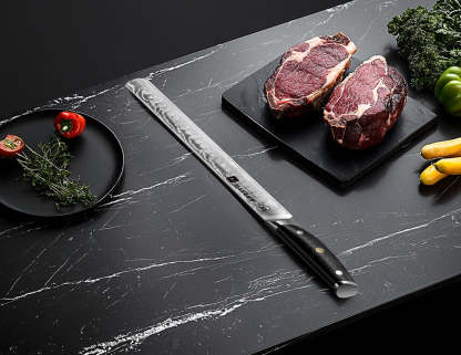 Damascus Brisket Knife - wizeka