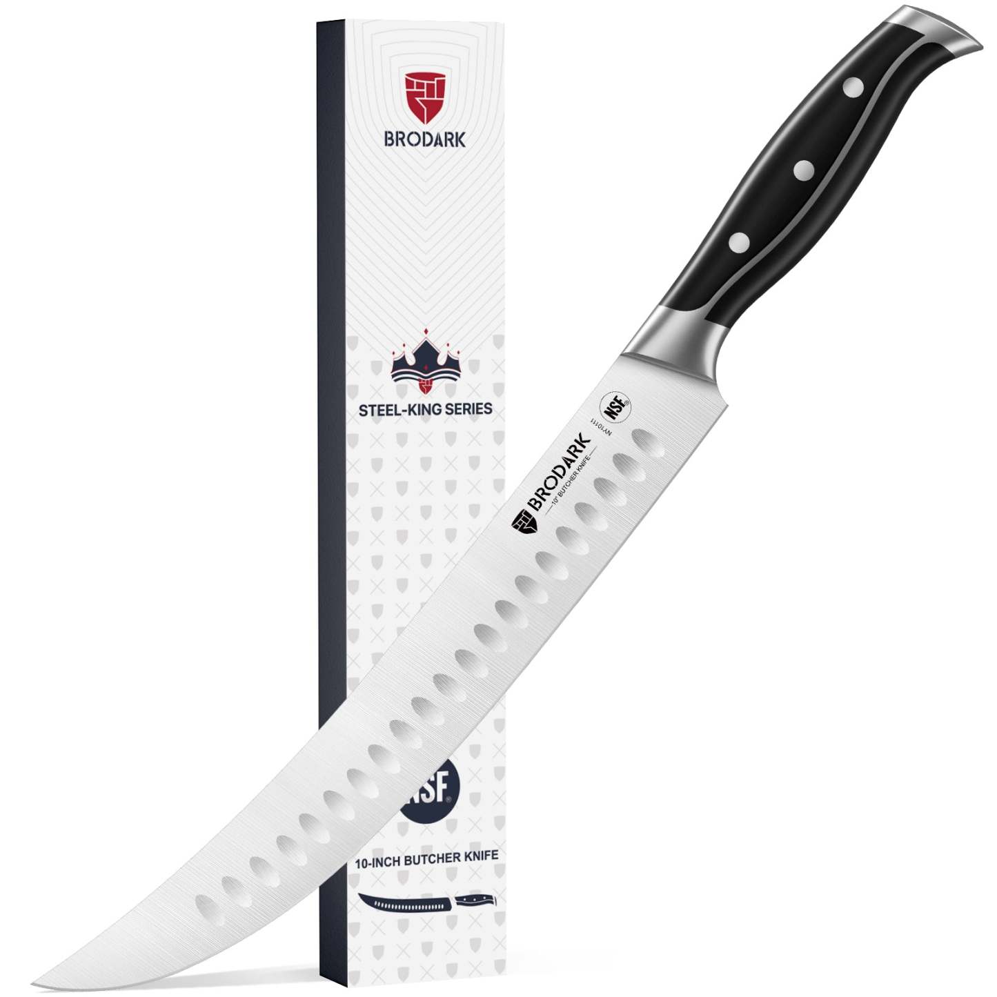 Butcher Knife - Steel-King Series - Brodark