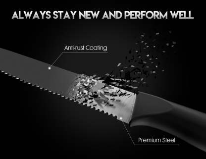 Steak Knives Set of 4 - Black Series - asetyhome