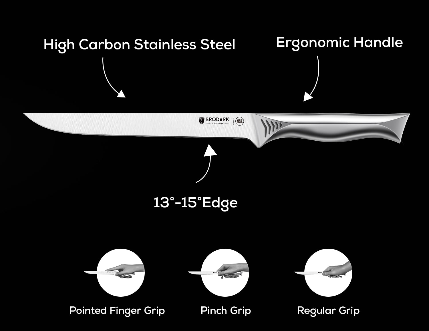 Boning Knife - Shark Series - Brodark