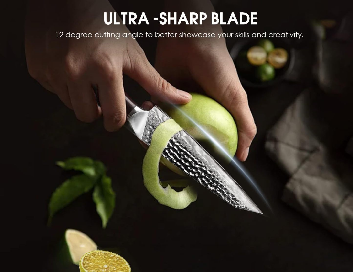 Damascus Paring Knife - Brodark