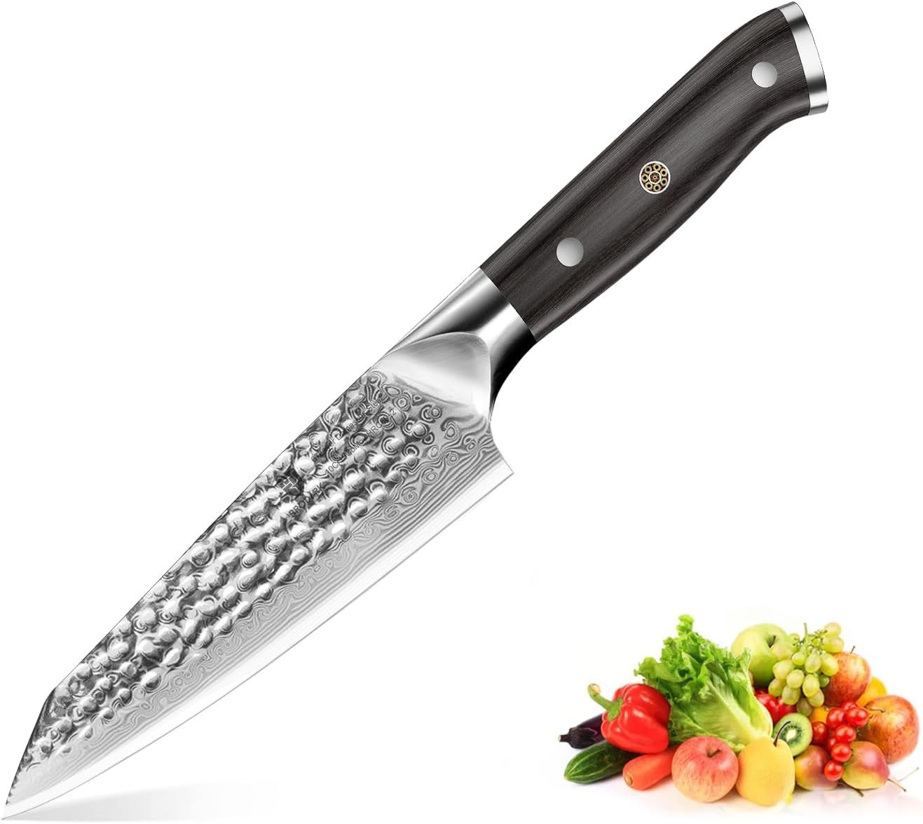 Damascus Paring Knife - Brodark