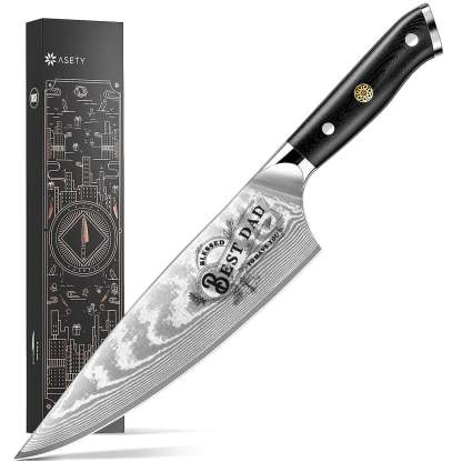 Damascus Chef Knife - Father - asetyhome