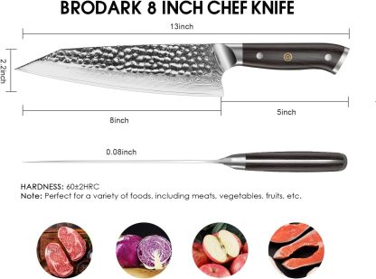 Damascus Chef Knife - Brodark