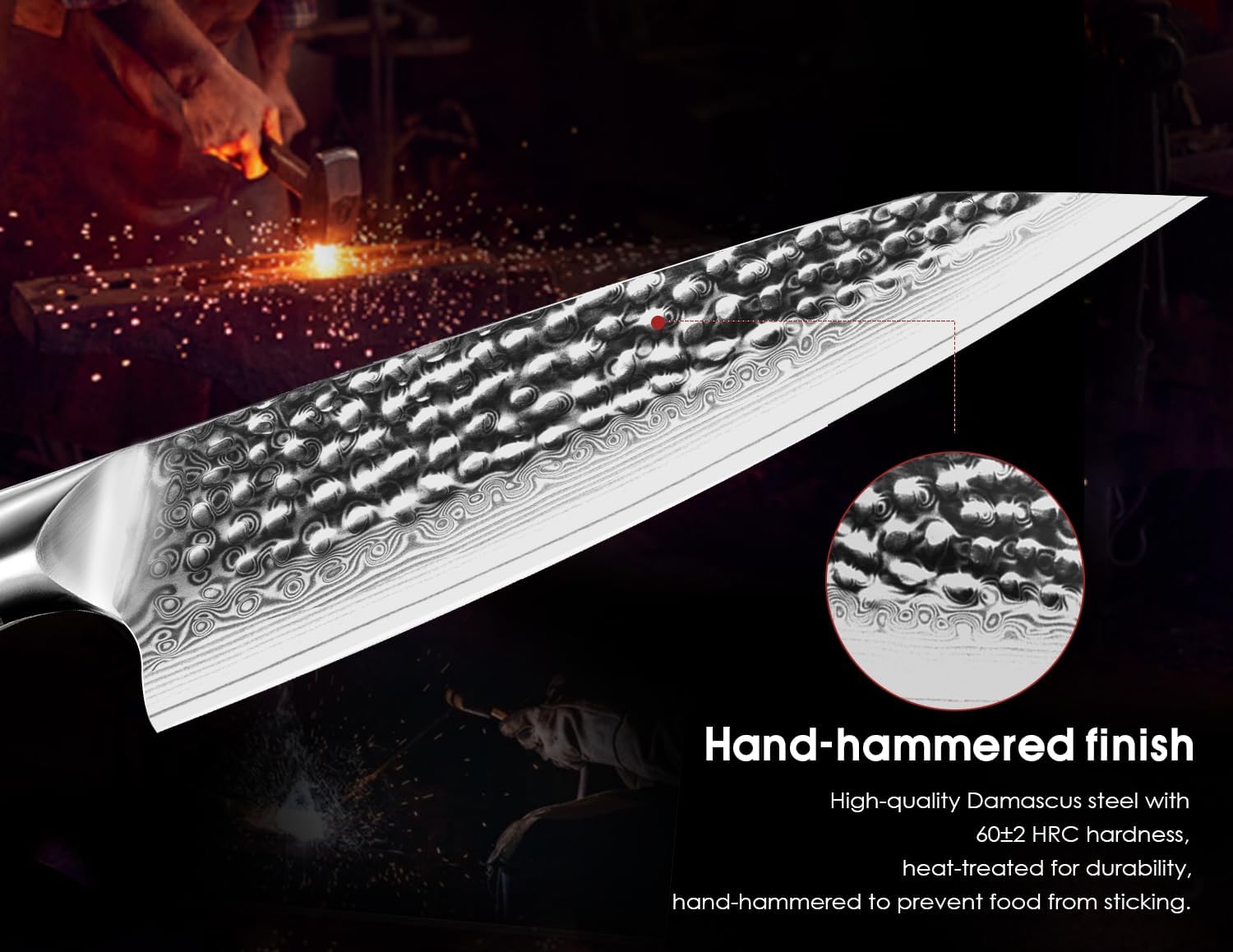 Damascus Paring Knife - Brodark