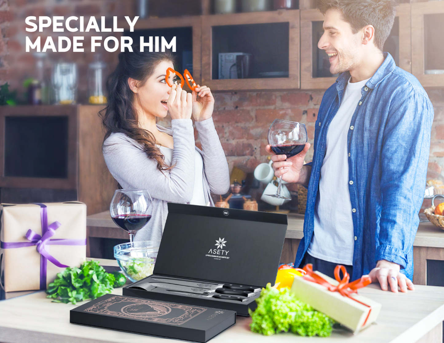 Knife Sets 3Pcs - Mom - asetyhome
