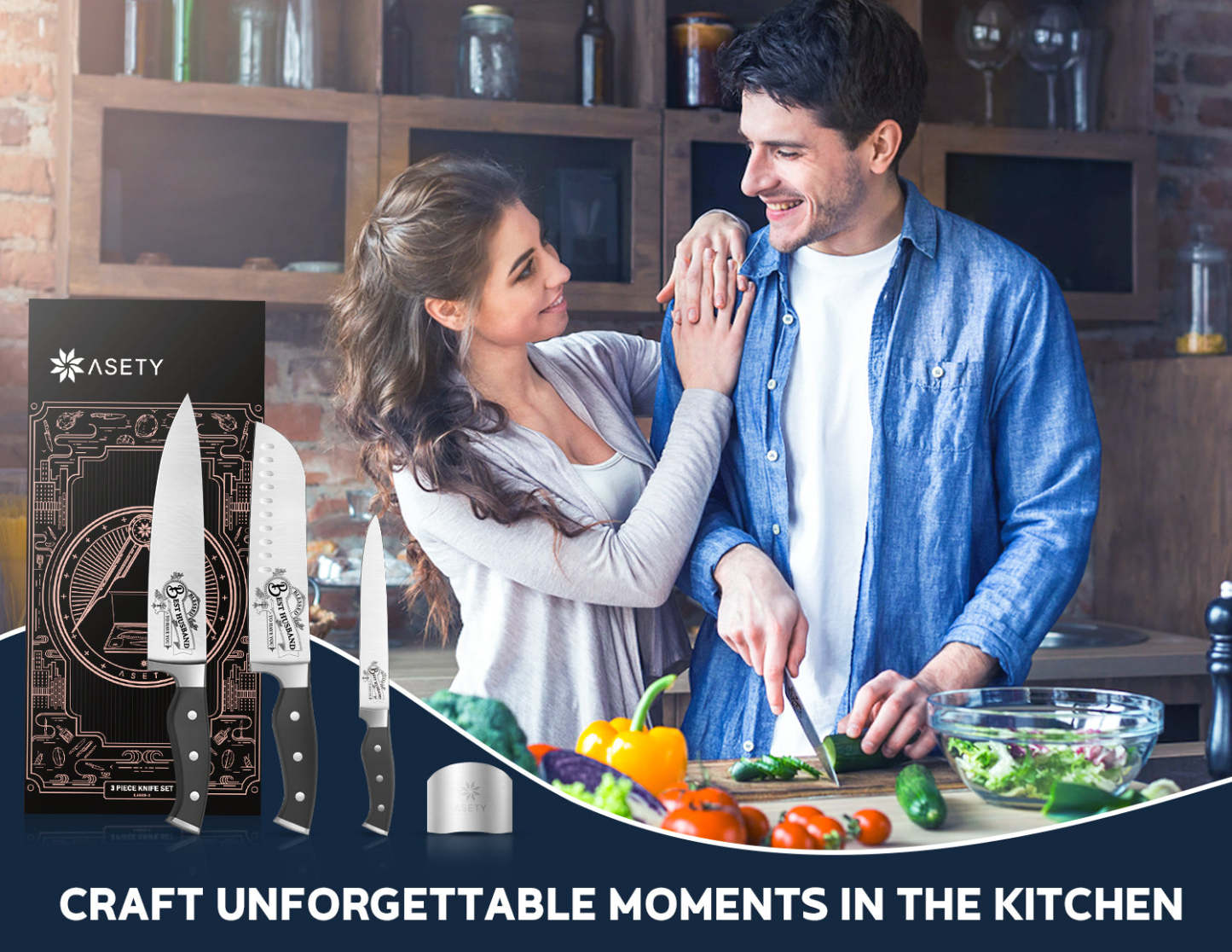 Knife Sets 3Pcs - Mom - asetyhome