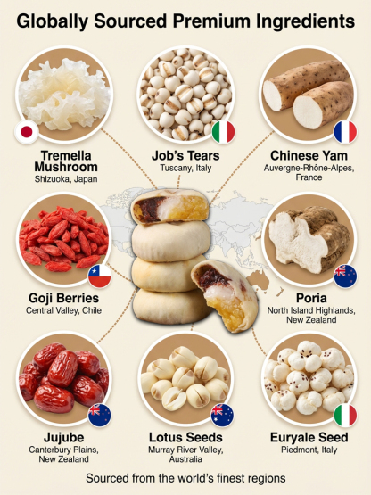 ✨<0 Sugar: Melts-in-Your-Mouth Decadence> Handcrafted Japanese Ginseng Cake: Experience the Perfect "Chewy & Silky" Texture! ✨