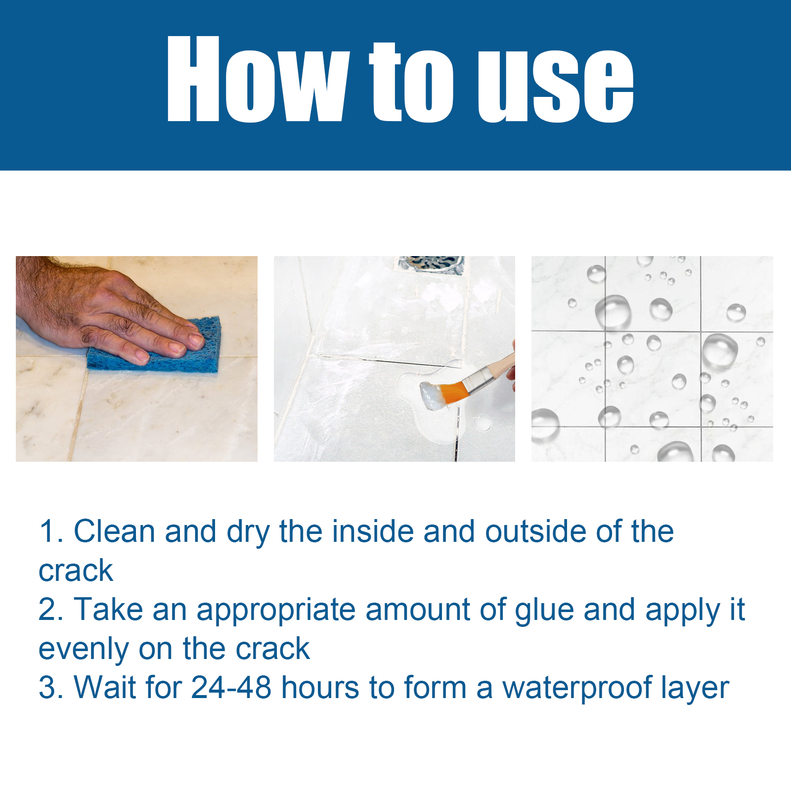 Jue-Fish Transparent Waterproof Adhesive