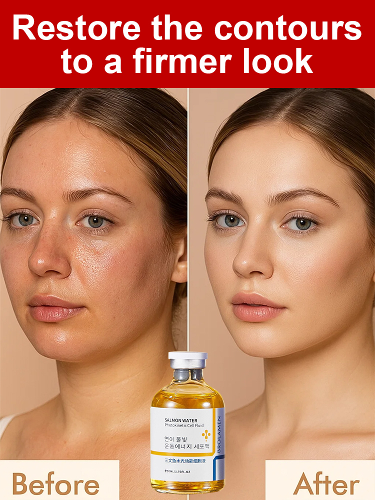  Look 18 Again! ✨ All-Natural Anti-Aging & Anti-Wrinkle Salmon Glow Serum 💧