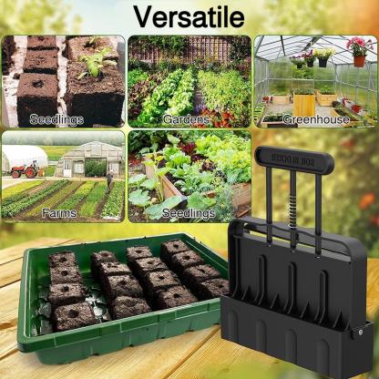 Manual soil block maker garden sowing tool garden seedling tool soil block model mold soil blocker