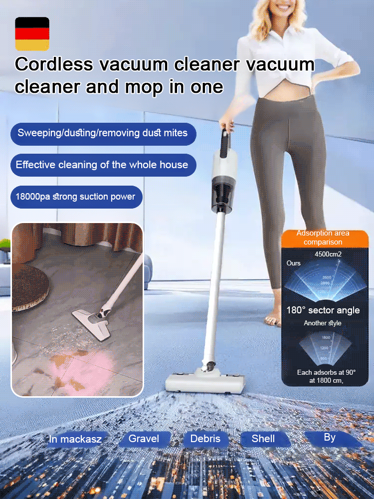 Limited-Time Offer: Cordless UV Mite Vacuum Mop – Radiation-Free