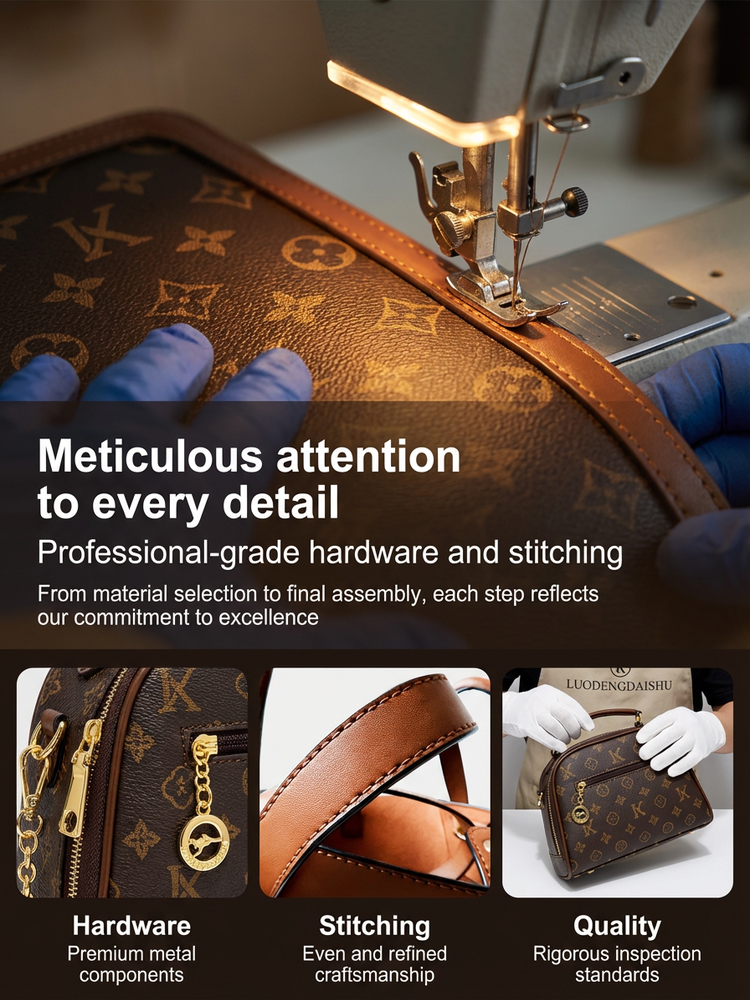 ✨ 【Milan Chic】Get the Paris Fashion A-List Look! ⭐ Premium Cowhide Vintage Messenger Bag — Yours for the price ofa meal!