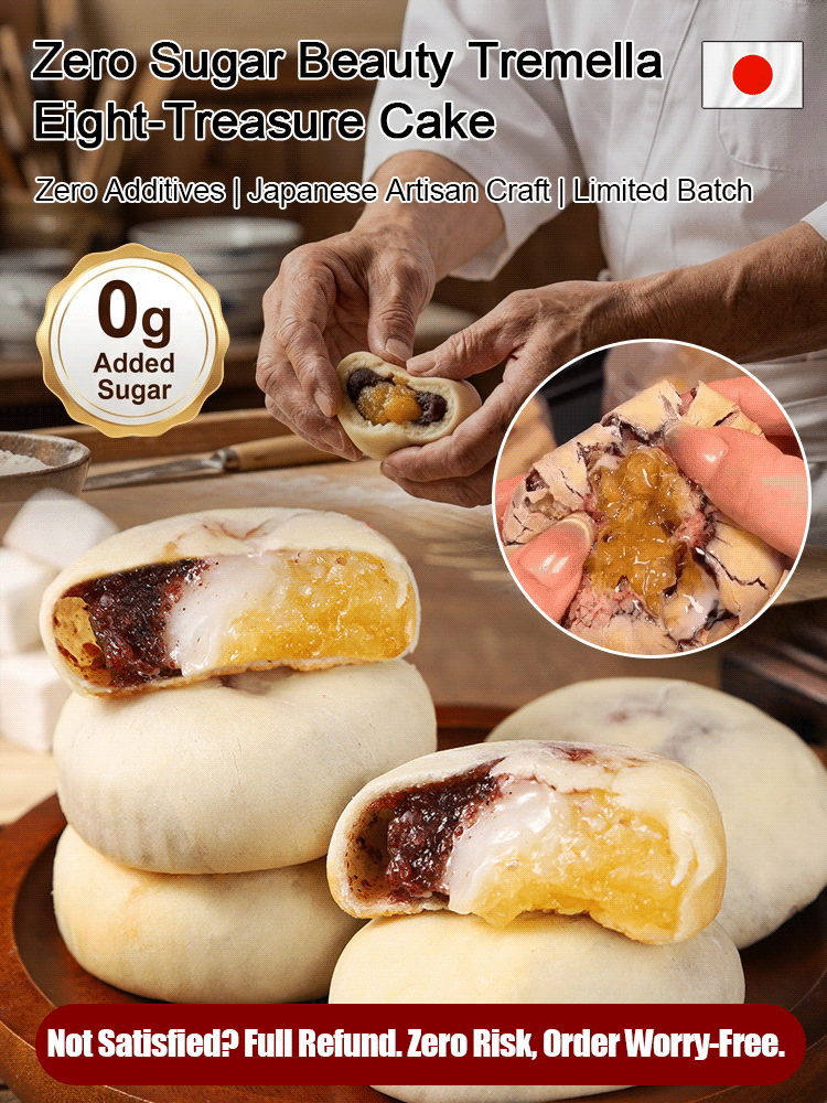 ✨<0 Sugar: Melts-in-Your-Mouth Decadence> Handcrafted Japanese Ginseng Cake: Experience the Perfect "Chewy & Silky" Texture! ✨