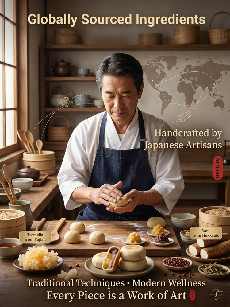 ✨<0 Sugar: Melts-in-Your-Mouth Decadence> Handcrafted Japanese Ginseng Cake: Experience the Perfect "Chewy & Silky" Texture! ✨