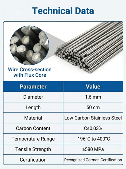 🛠️ Stop Overpaying Mechanics! Fix Anything in Your Garage with Our 588MPaIndustrial Low-Temp Welding Wire. 🔥