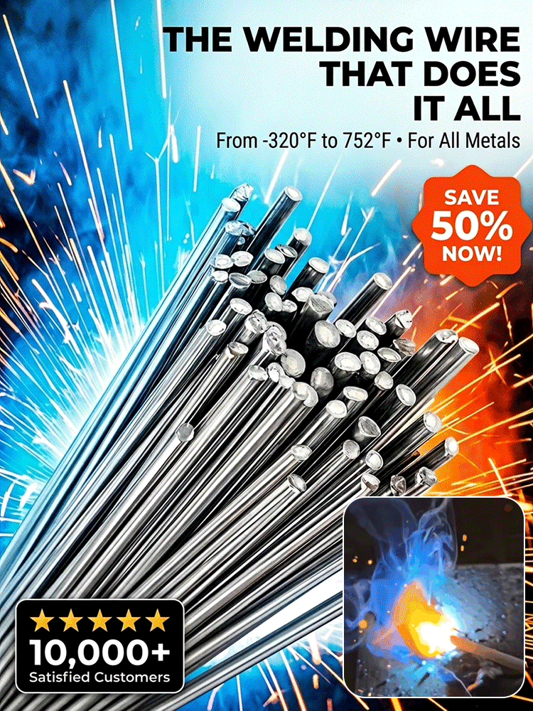 🛠️ Stop Overpaying Mechanics! Fix Anything in Your Garage with Our 588MPaIndustrial Low-Temp Welding Wire. 🔥