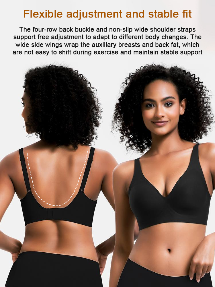 Say Goodbye to Sagging: The Wire-Free, Plus-Size Support Bra for an Instantly Younger Look.