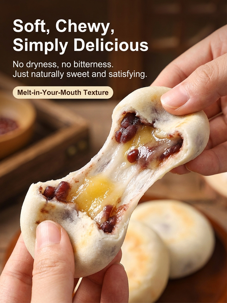 ✨<0 Sugar: Melts-in-Your-Mouth Decadence> Handcrafted Japanese Ginseng Cake: Experience the Perfect "Chewy & Silky" Texture! ✨