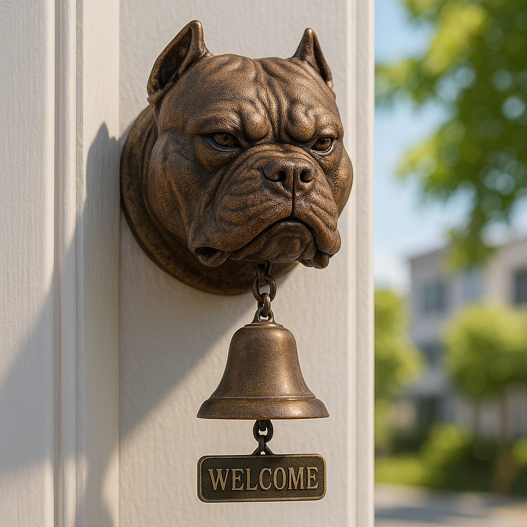 American Bully Welcome Bell