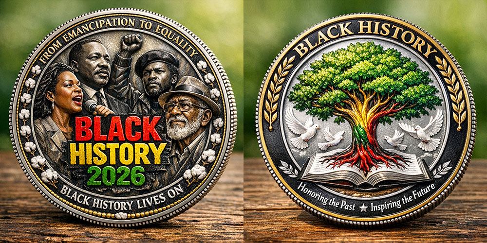 Black History 2026 Centennial Commemorative Coin
