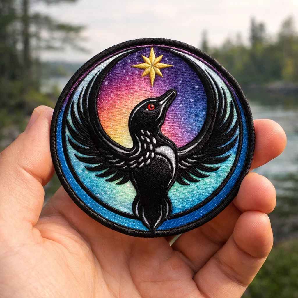 Minnesota Loon Embroidered Patch