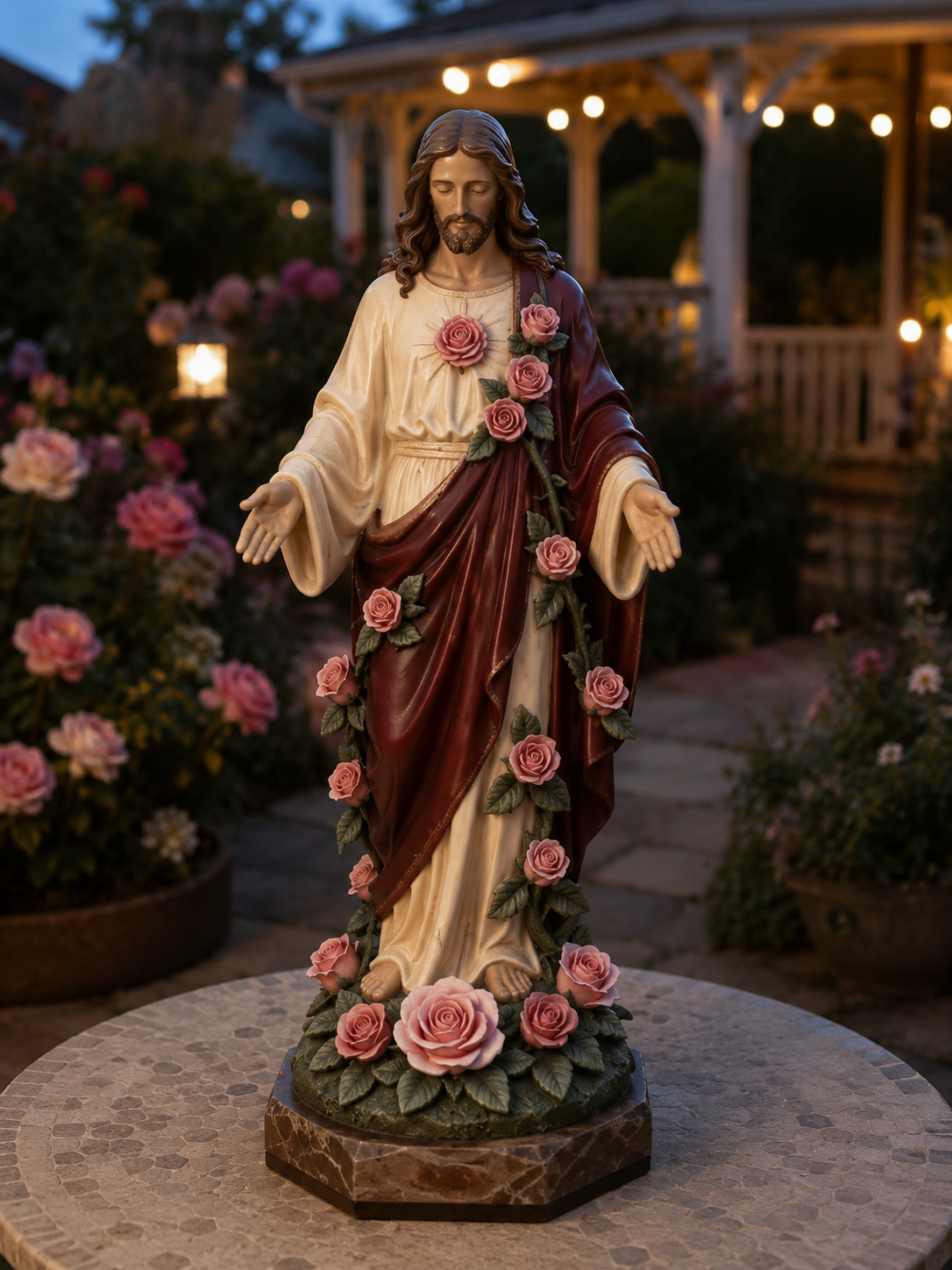 🌹 Jesus Rose Garden Light