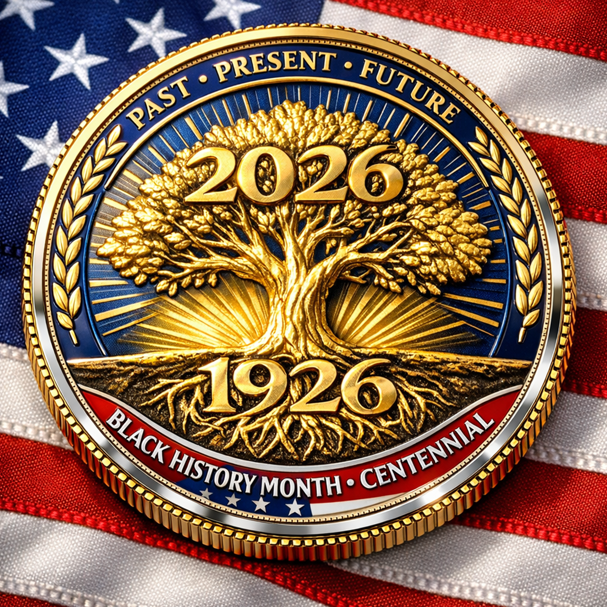 Black History Month Centennial Commemorative Coin
