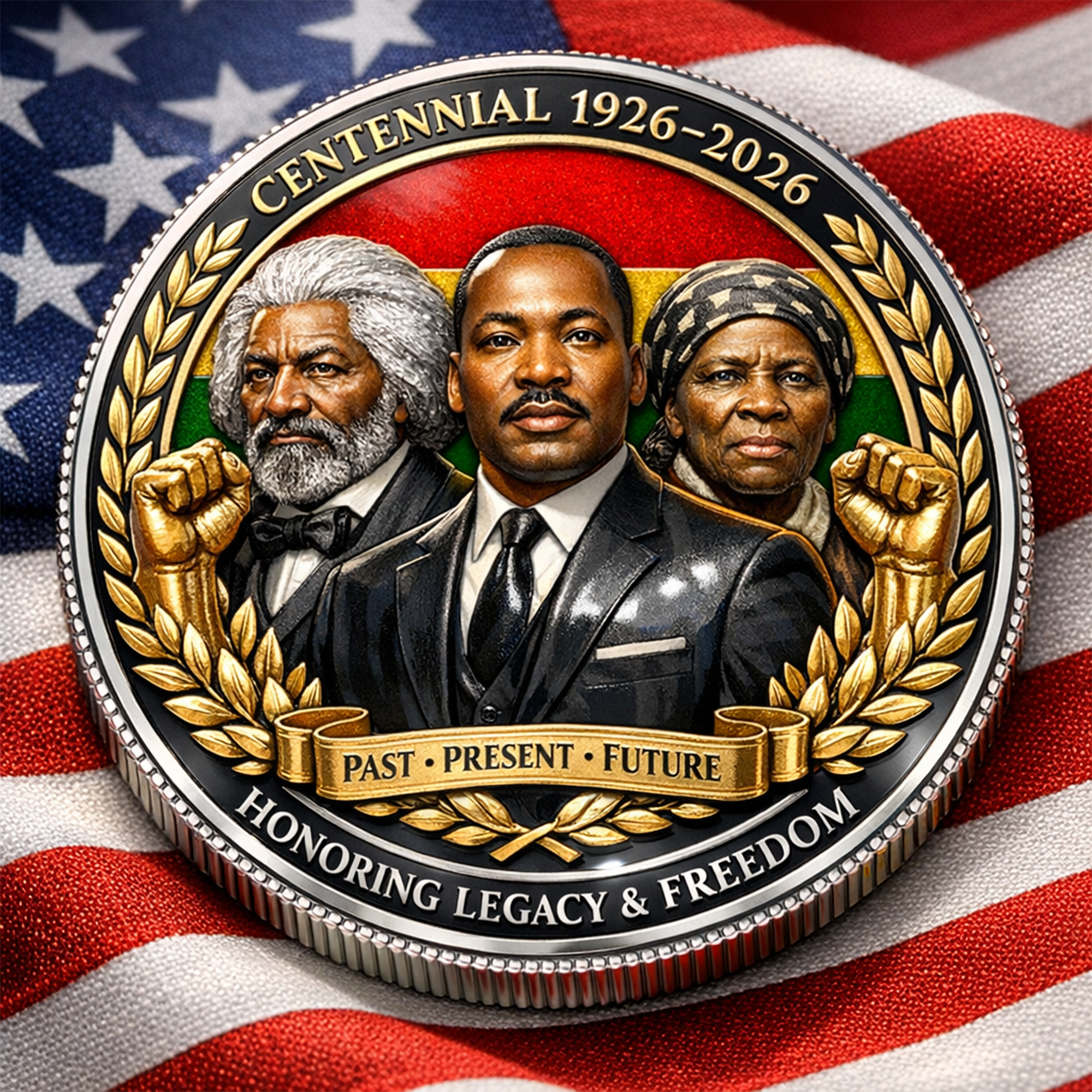 Black History Month Centennial Commemorative Coin