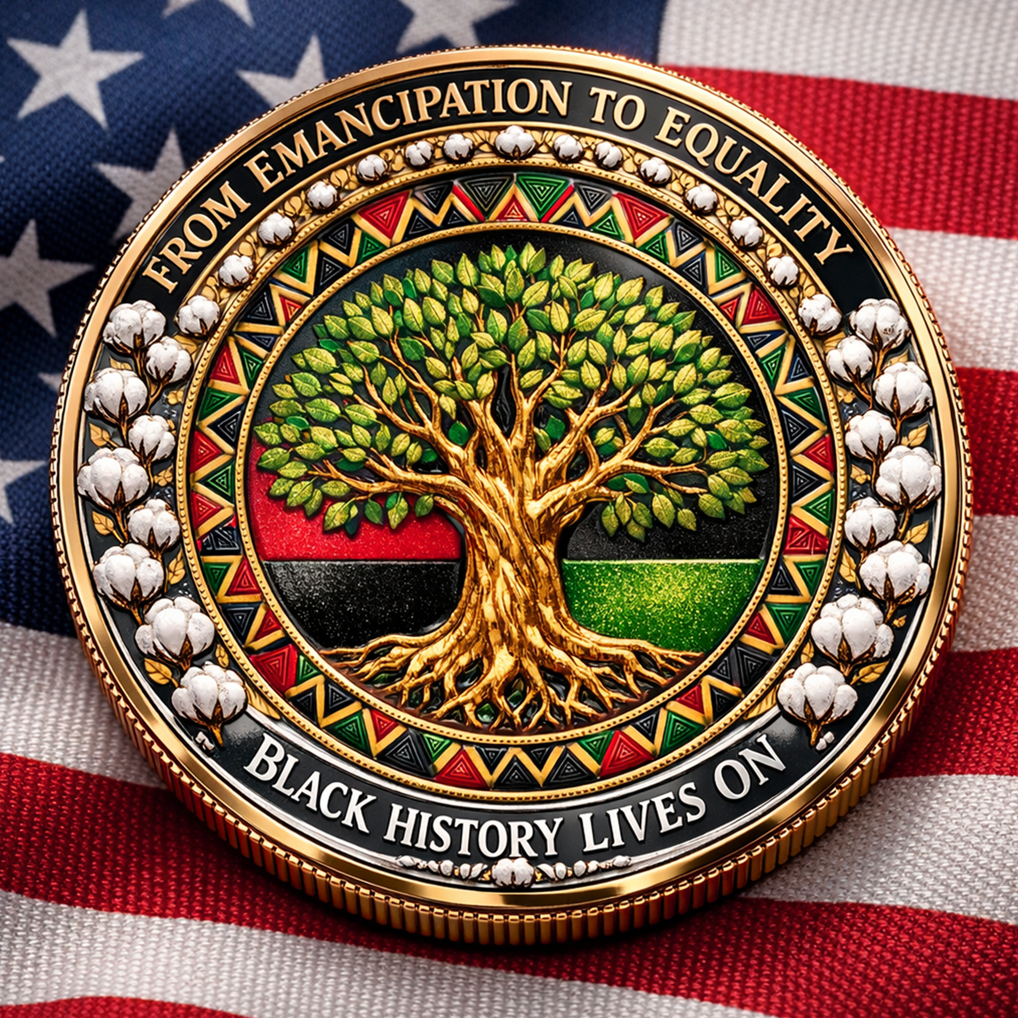 Black History Month Centennial Commemorative Coin