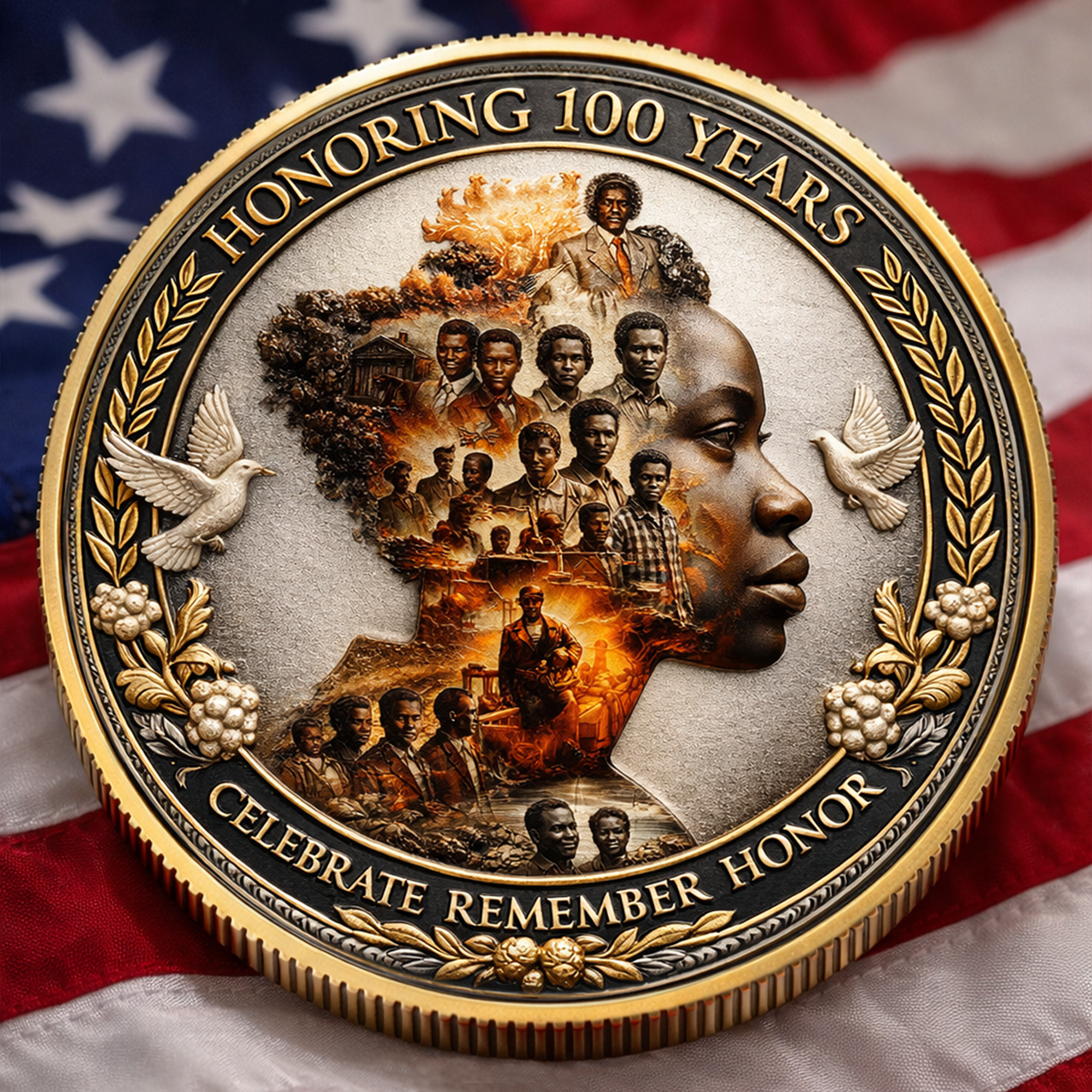 Black History Month Centennial Commemorative Coin