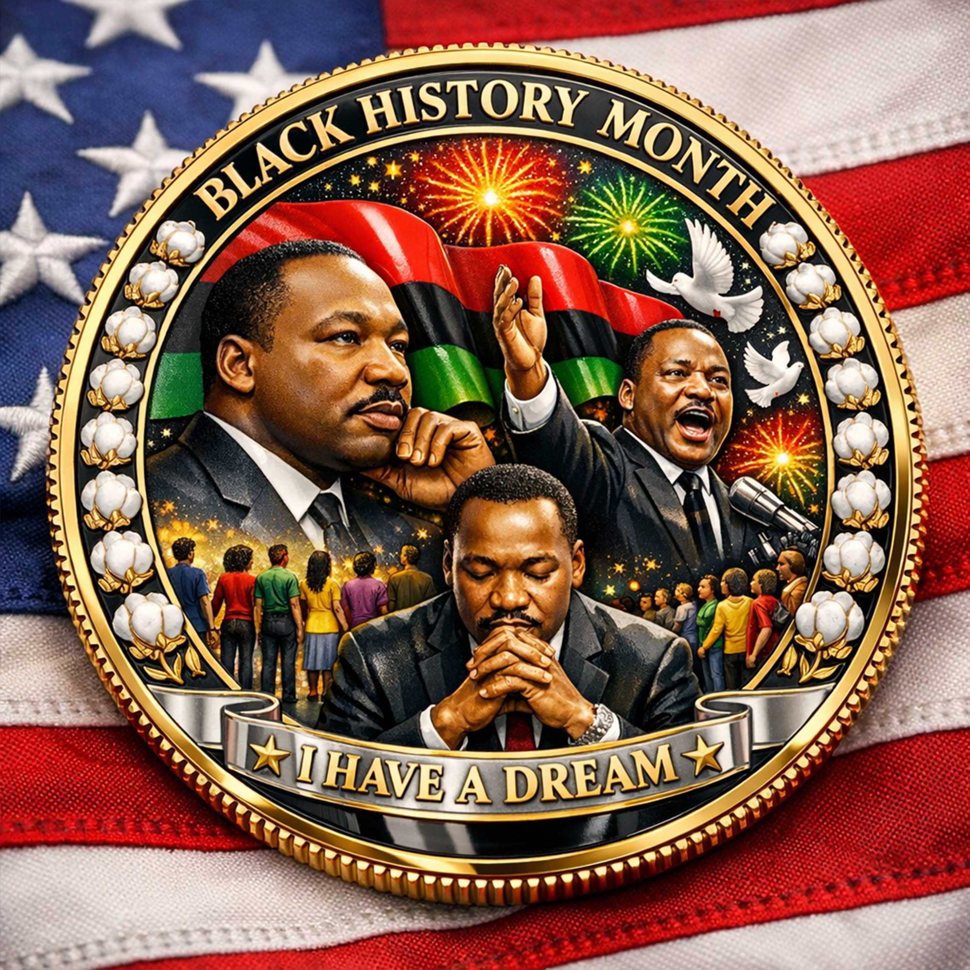 Black History Month Centennial Commemorative Coin