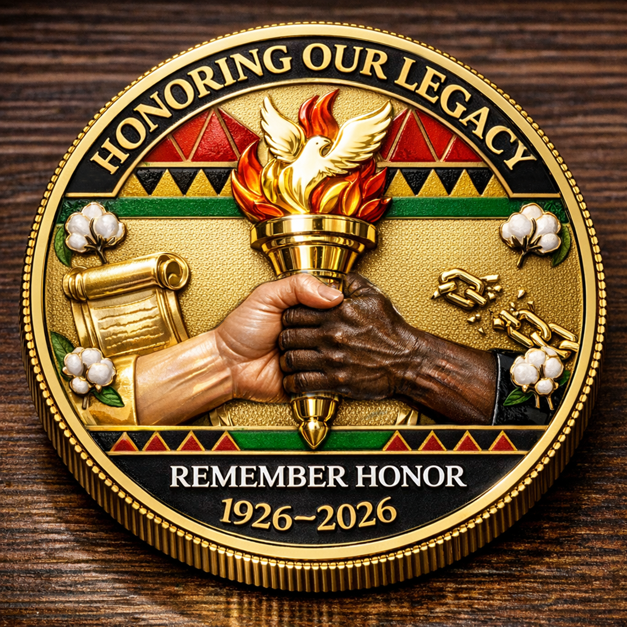 Black History Month Centennial Commemorative Coin