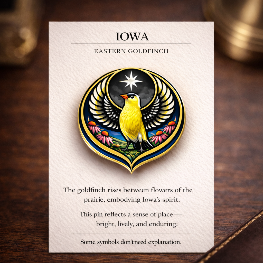 State Bird Pins Collection