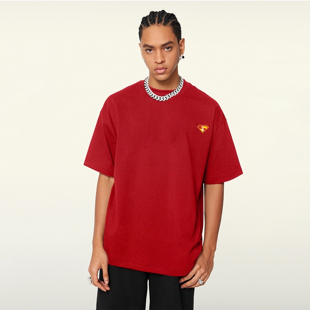 Superman Movie IP Pattern Men's Casual T-shirt