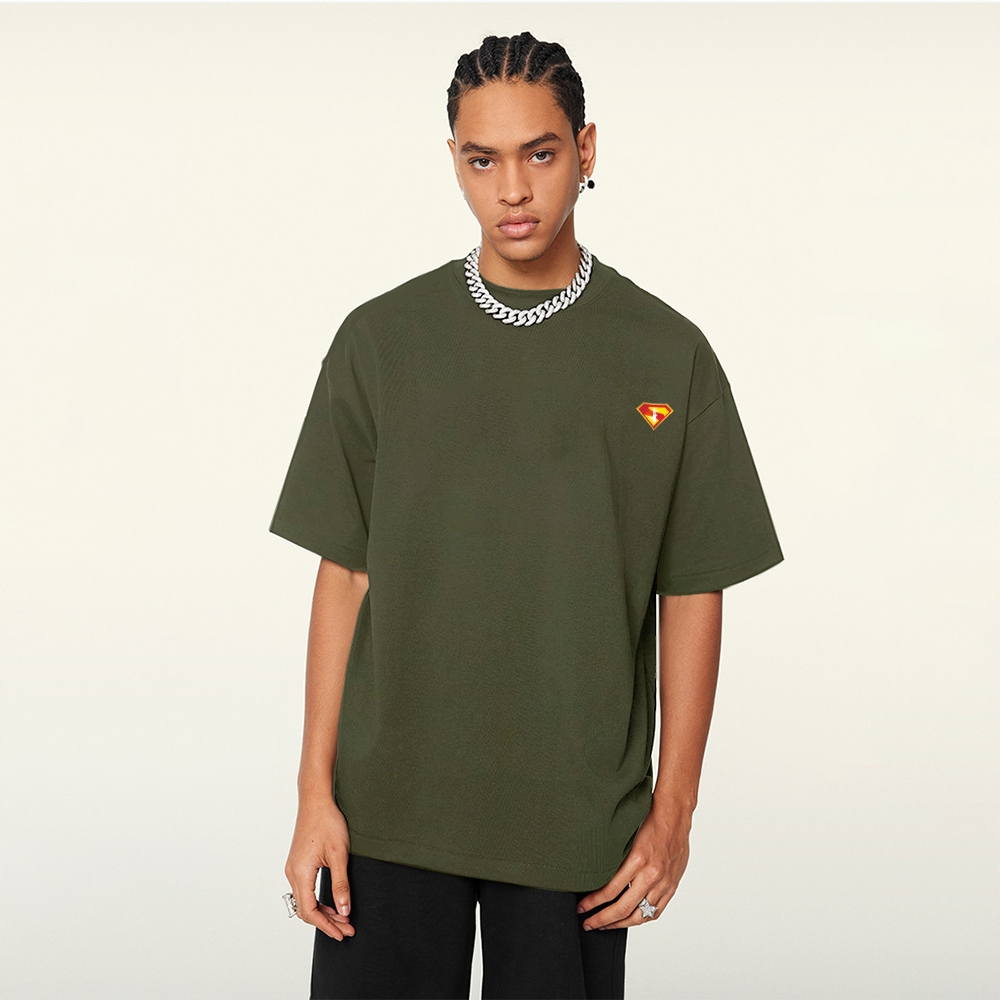 Superman Movie IP Pattern Men's Casual T-shirt