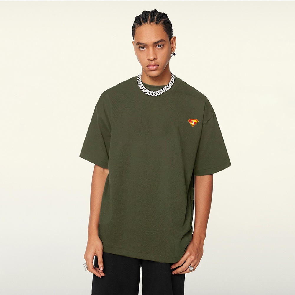 Superman Movie IP Pattern Men's Casual T-shirt