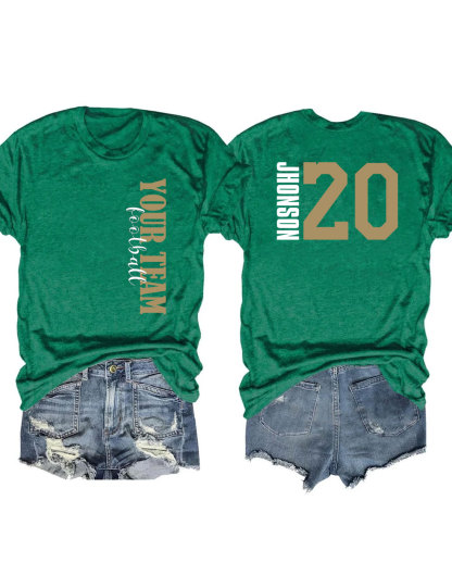 Custom Football T-shirt