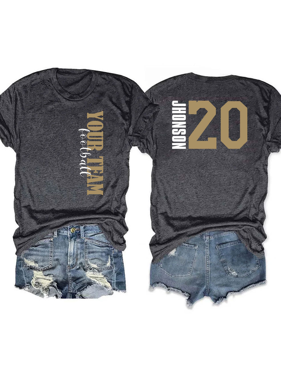 Custom Football T-shirt