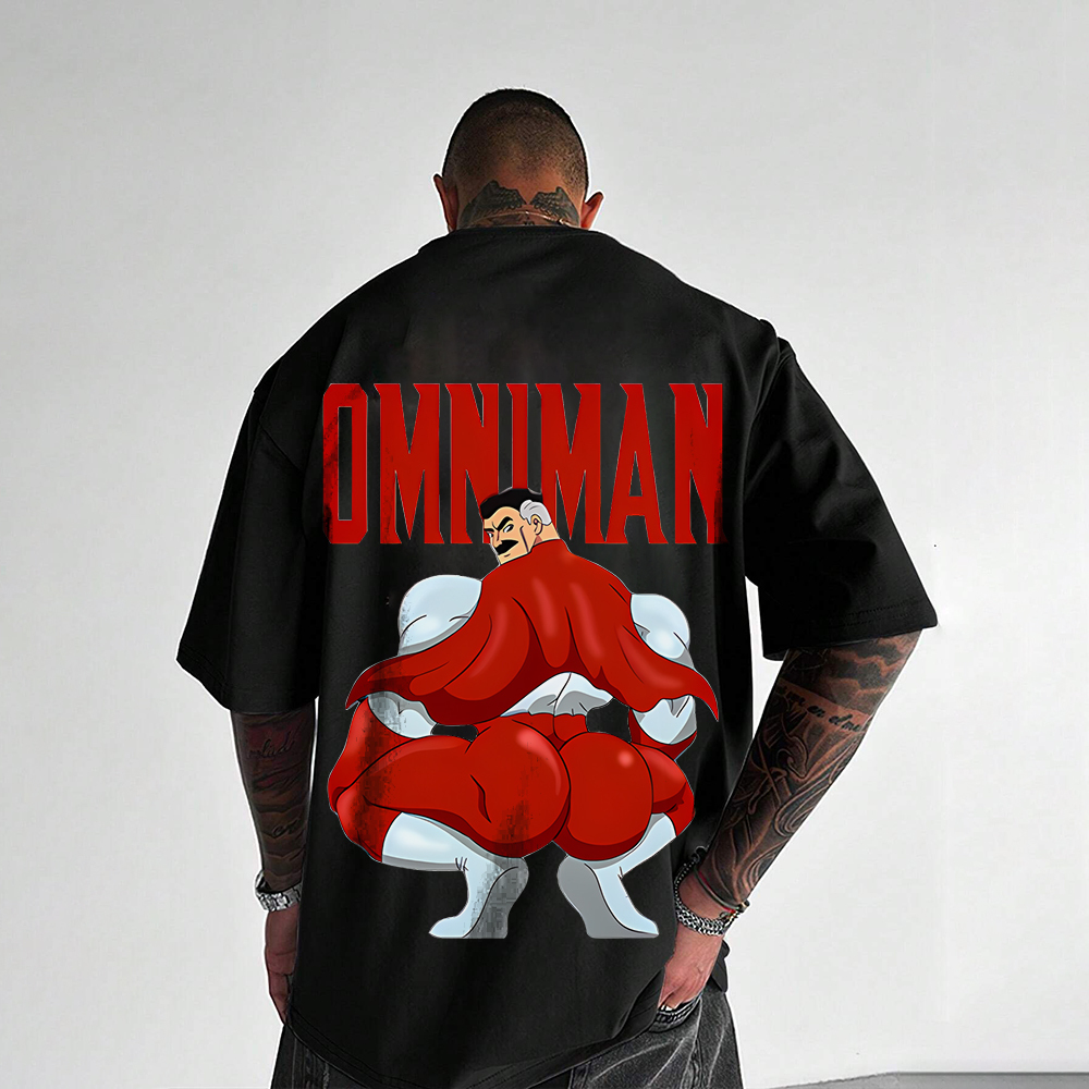 Invincible Comic Element Pattern Men's Casual T-shirt