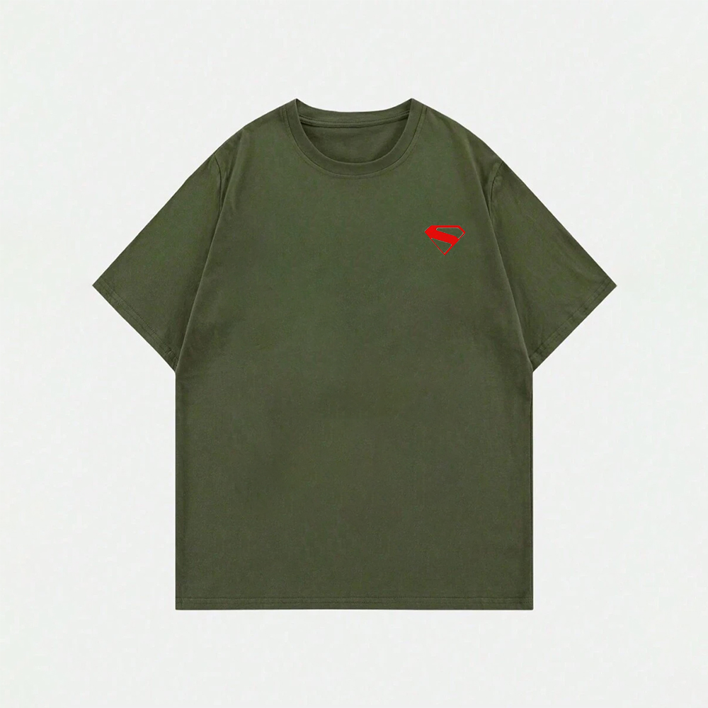 Superman Movie IP Pattern Men's Casual T-shirt