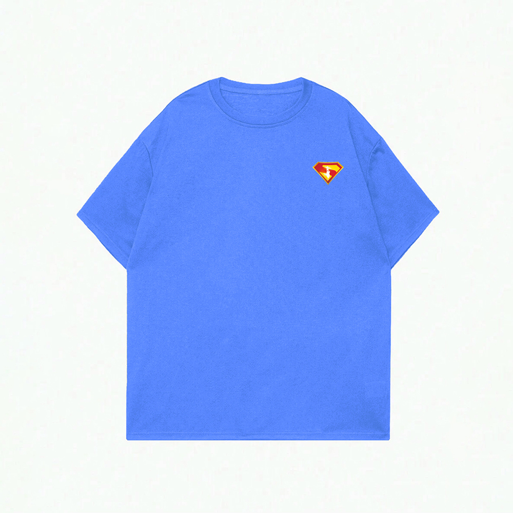 Superman Movie IP Pattern Men's Casual T-shirt