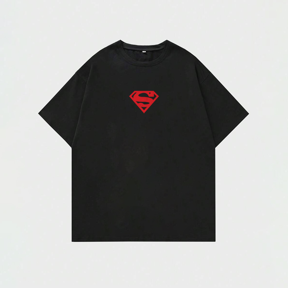 Superman Movie IP Pattern Men's Casual T-shirt