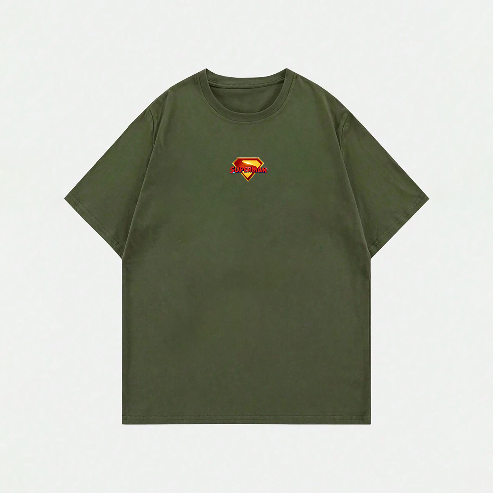 Superman Movie IP Pattern Men's Casual T-shirt