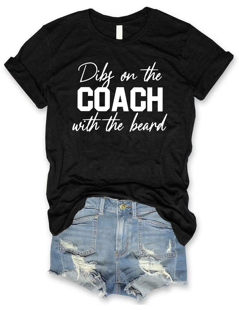 Dibs On The Coach With The Beard Football T-Shirt
