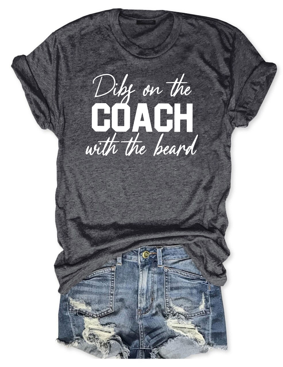 Dibs On The Coach With The Beard Football T-Shirt