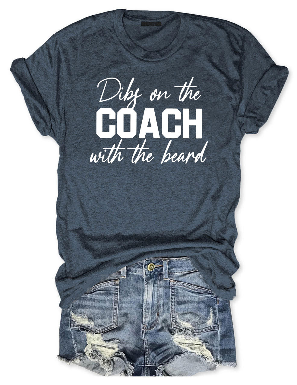 Dibs On The Coach With The Beard Football T-Shirt